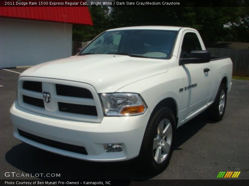 Bright White / Dark Slate Gray/Medium Graystone 2011 Dodge Ram 1500 Express Regular Cab