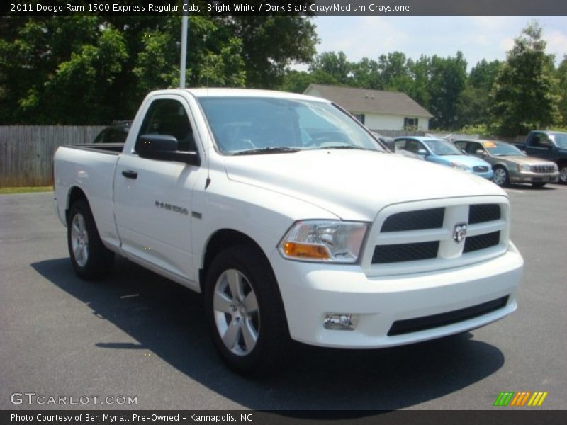 Bright White / Dark Slate Gray/Medium Graystone 2011 Dodge Ram 1500 Express Regular Cab