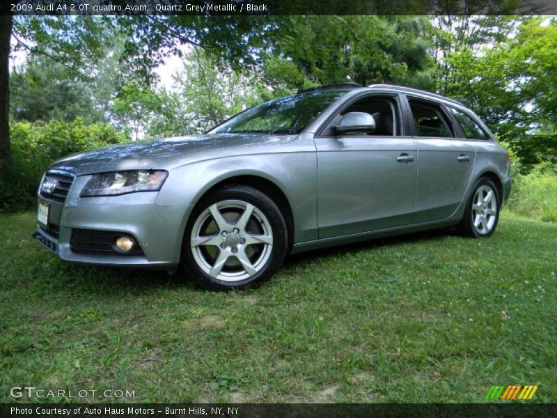 Quartz Grey Metallic / Black 2009 Audi A4 2.0T quattro Avant