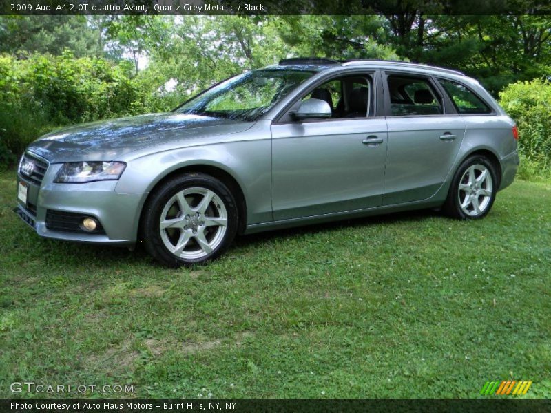 Quartz Grey Metallic / Black 2009 Audi A4 2.0T quattro Avant