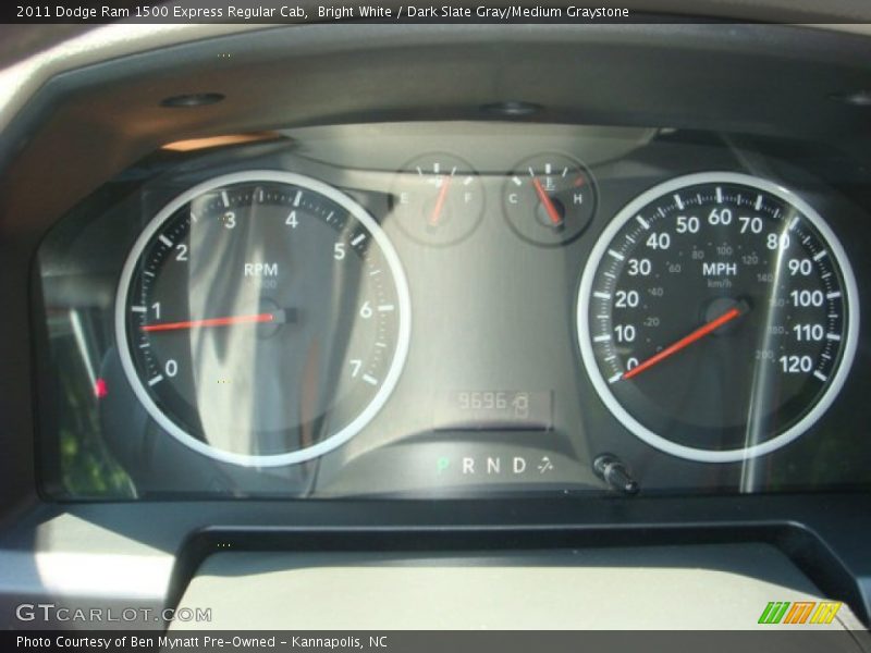 Bright White / Dark Slate Gray/Medium Graystone 2011 Dodge Ram 1500 Express Regular Cab