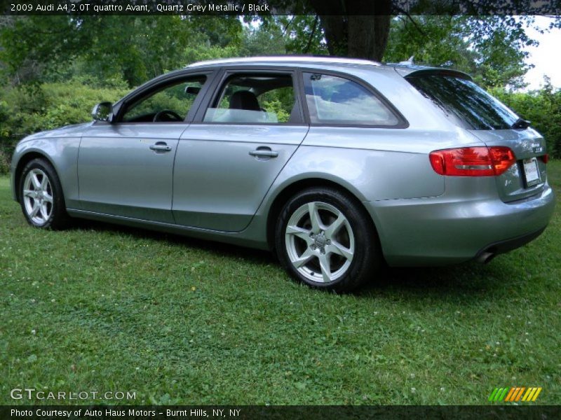 Quartz Grey Metallic / Black 2009 Audi A4 2.0T quattro Avant