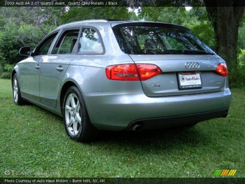 Quartz Grey Metallic / Black 2009 Audi A4 2.0T quattro Avant
