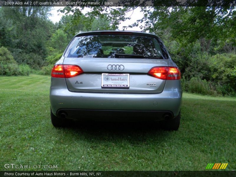 Quartz Grey Metallic / Black 2009 Audi A4 2.0T quattro Avant