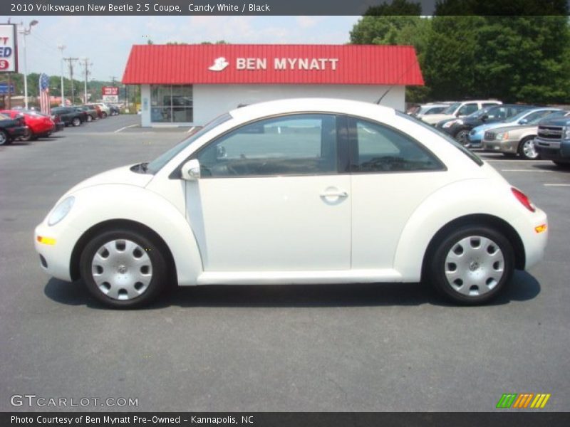 Candy White / Black 2010 Volkswagen New Beetle 2.5 Coupe