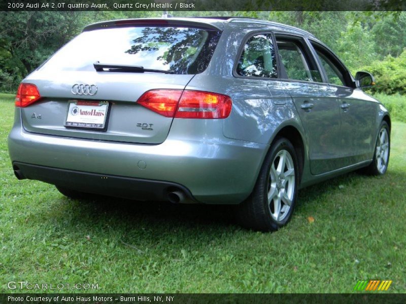 Quartz Grey Metallic / Black 2009 Audi A4 2.0T quattro Avant