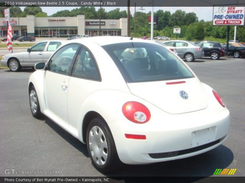 Candy White / Black 2010 Volkswagen New Beetle 2.5 Coupe