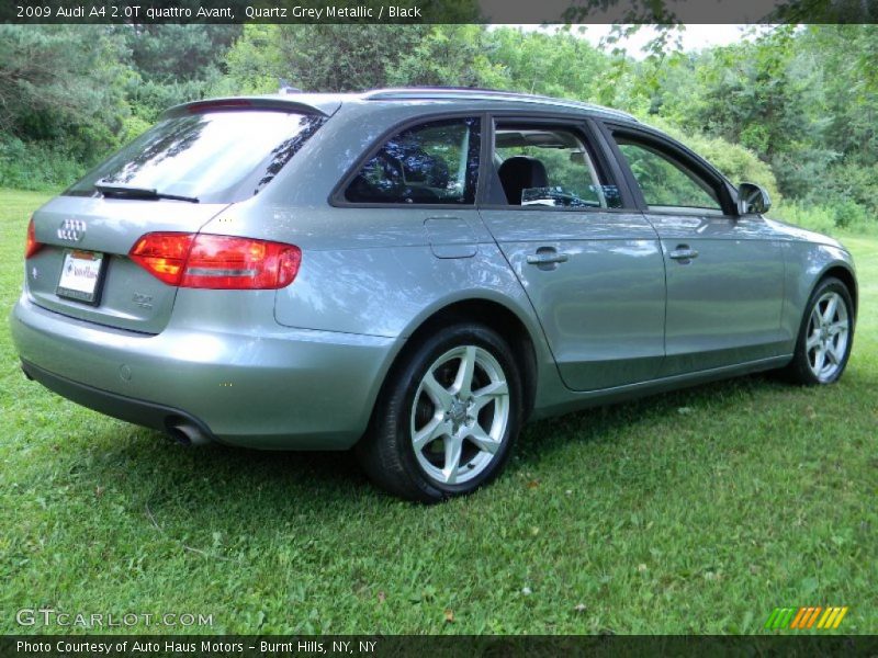 Quartz Grey Metallic / Black 2009 Audi A4 2.0T quattro Avant