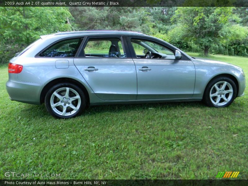 Quartz Grey Metallic / Black 2009 Audi A4 2.0T quattro Avant