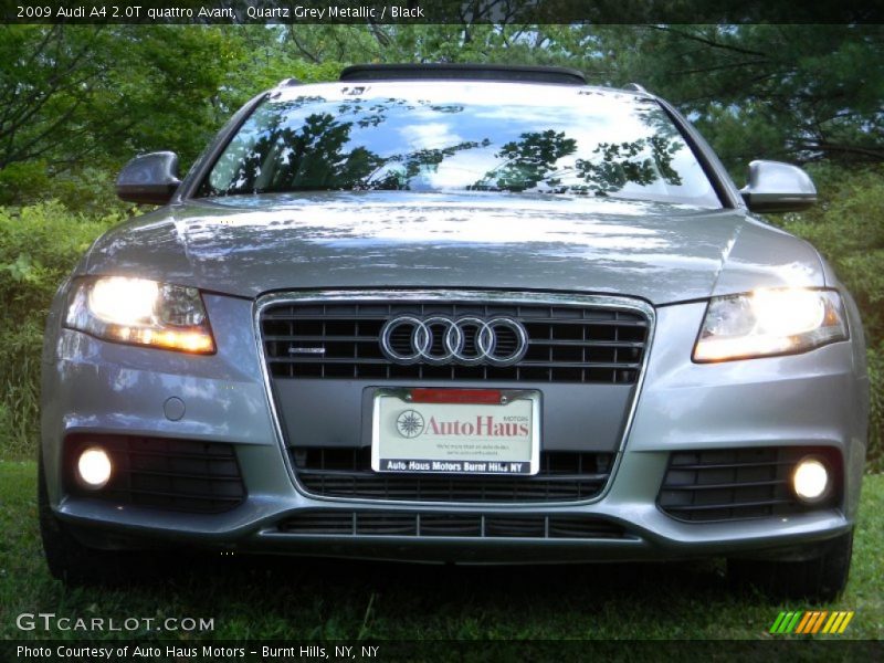 Quartz Grey Metallic / Black 2009 Audi A4 2.0T quattro Avant