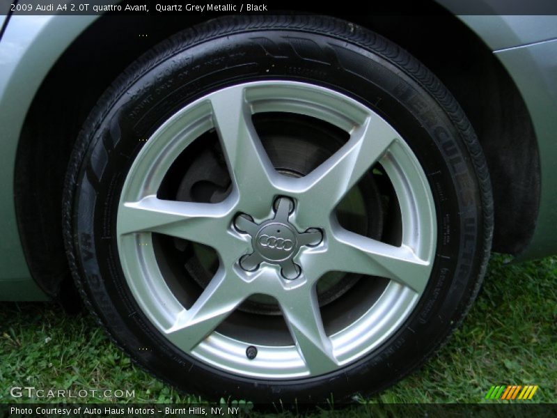 Quartz Grey Metallic / Black 2009 Audi A4 2.0T quattro Avant