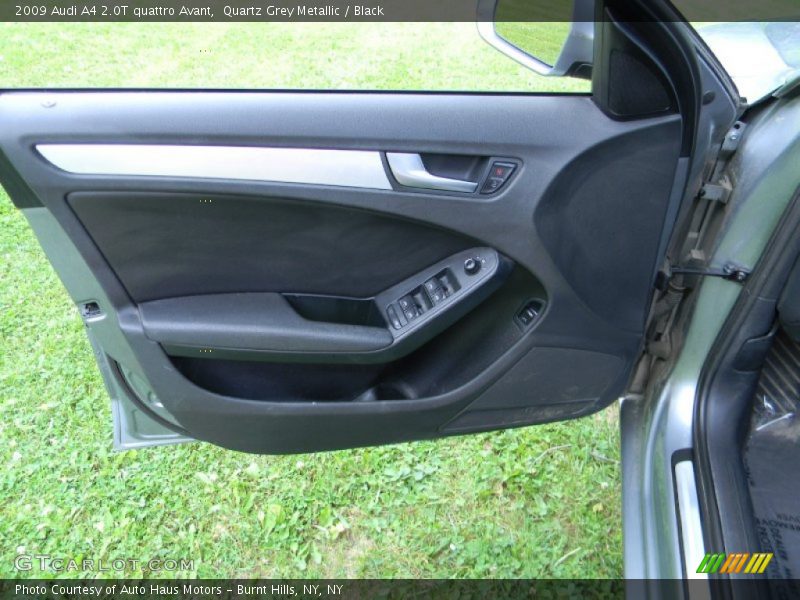 Quartz Grey Metallic / Black 2009 Audi A4 2.0T quattro Avant