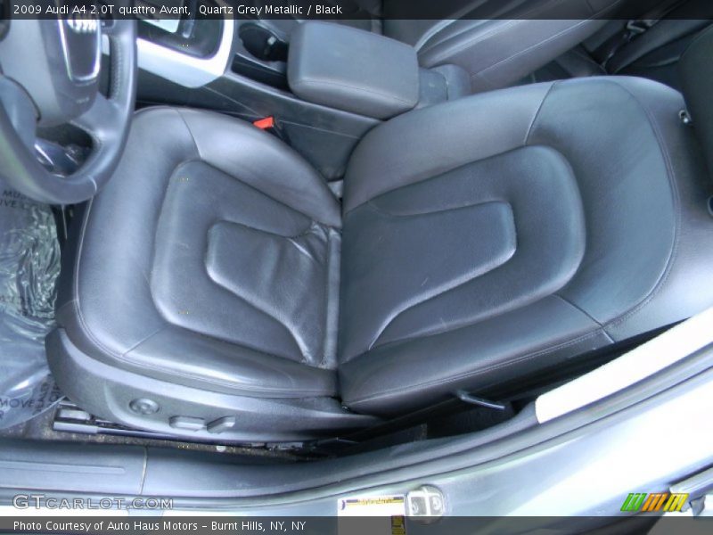 Quartz Grey Metallic / Black 2009 Audi A4 2.0T quattro Avant