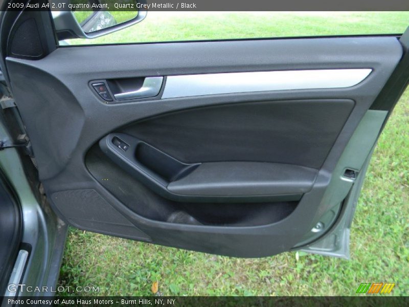 Quartz Grey Metallic / Black 2009 Audi A4 2.0T quattro Avant