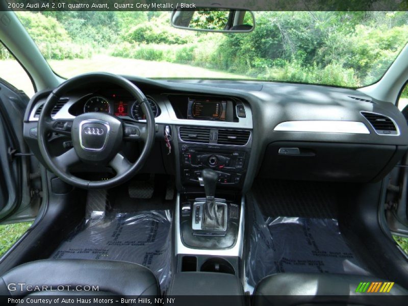 Quartz Grey Metallic / Black 2009 Audi A4 2.0T quattro Avant