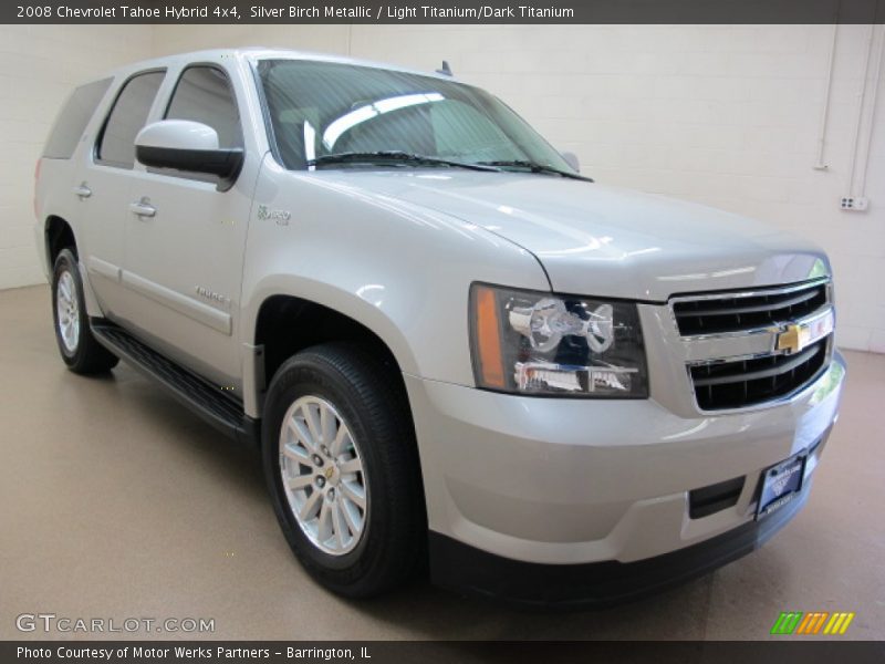 Silver Birch Metallic / Light Titanium/Dark Titanium 2008 Chevrolet Tahoe Hybrid 4x4