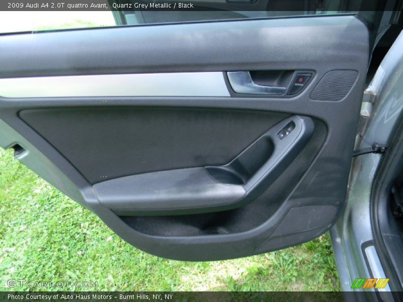 Quartz Grey Metallic / Black 2009 Audi A4 2.0T quattro Avant