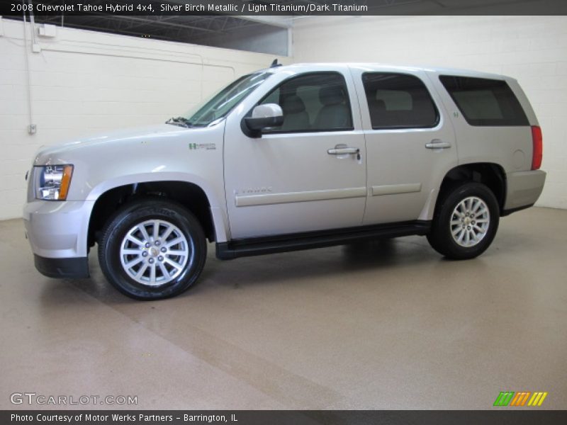 Silver Birch Metallic / Light Titanium/Dark Titanium 2008 Chevrolet Tahoe Hybrid 4x4