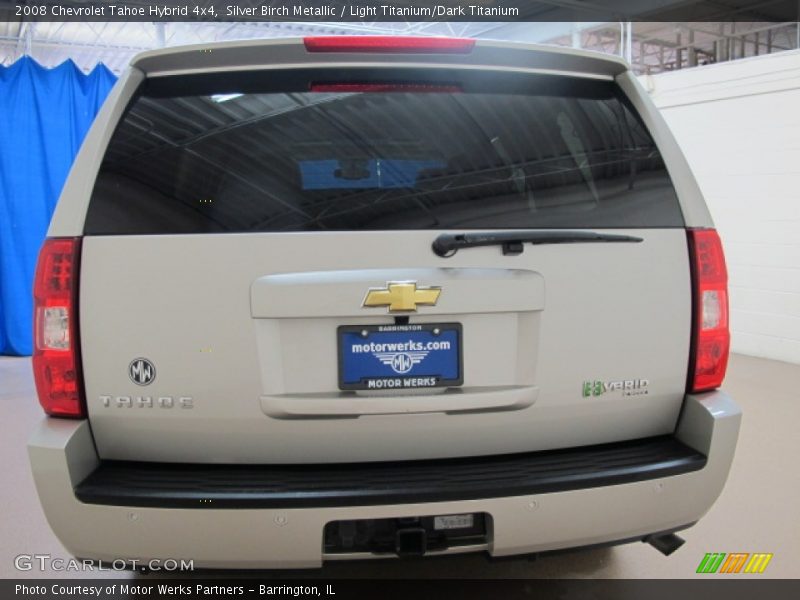 Silver Birch Metallic / Light Titanium/Dark Titanium 2008 Chevrolet Tahoe Hybrid 4x4