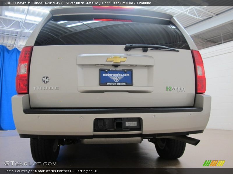 Silver Birch Metallic / Light Titanium/Dark Titanium 2008 Chevrolet Tahoe Hybrid 4x4