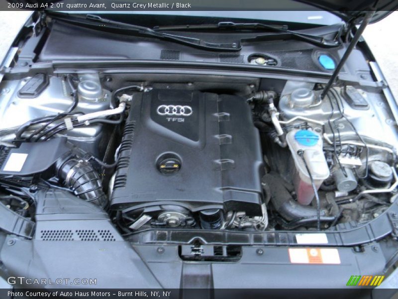 Quartz Grey Metallic / Black 2009 Audi A4 2.0T quattro Avant