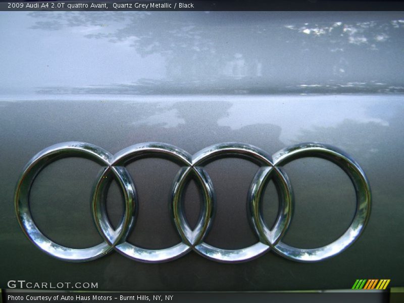 Quartz Grey Metallic / Black 2009 Audi A4 2.0T quattro Avant