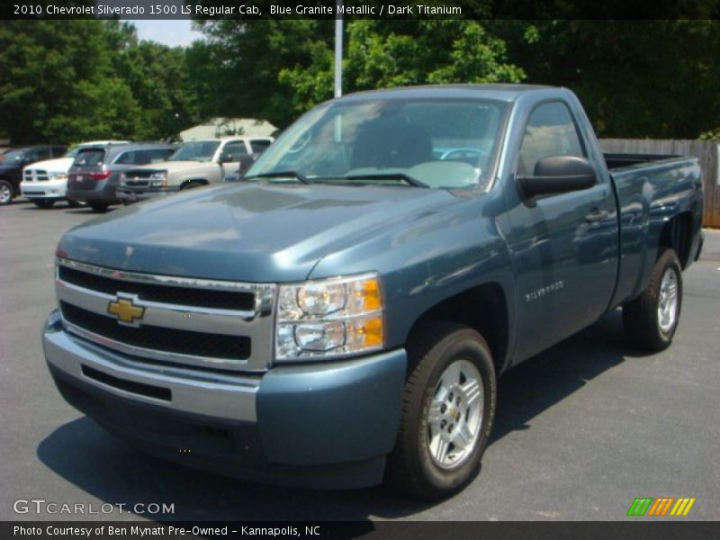Blue Granite Metallic / Dark Titanium 2010 Chevrolet Silverado 1500 LS Regular Cab