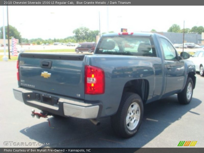 Blue Granite Metallic / Dark Titanium 2010 Chevrolet Silverado 1500 LS Regular Cab
