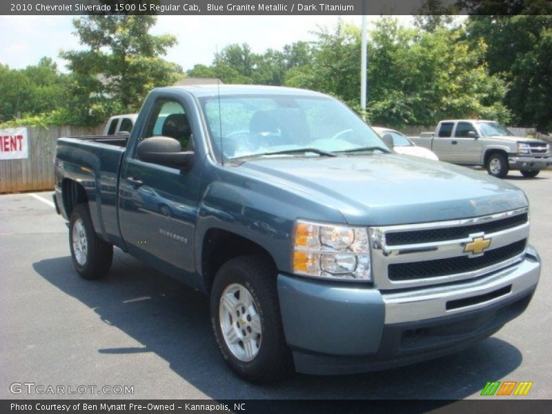 Blue Granite Metallic / Dark Titanium 2010 Chevrolet Silverado 1500 LS Regular Cab