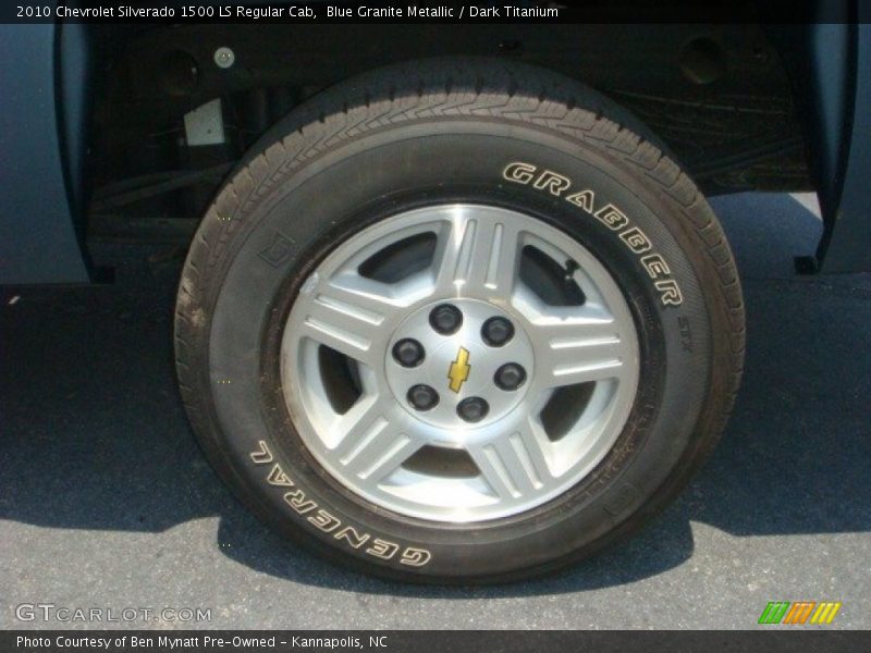 Blue Granite Metallic / Dark Titanium 2010 Chevrolet Silverado 1500 LS Regular Cab