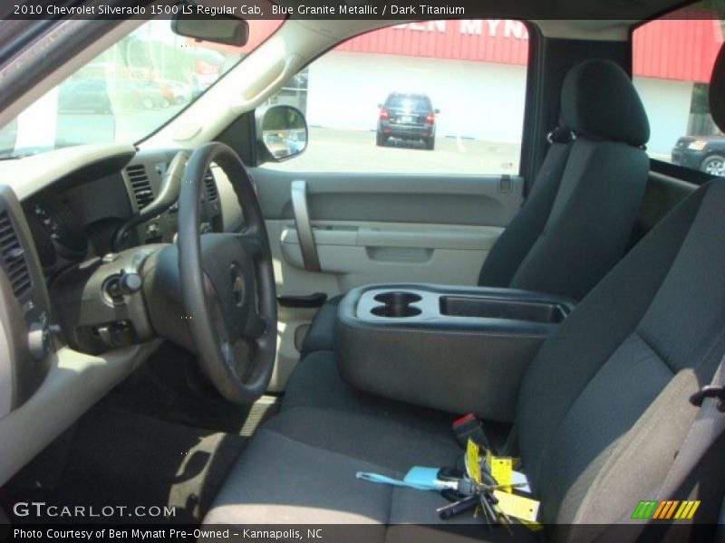 Blue Granite Metallic / Dark Titanium 2010 Chevrolet Silverado 1500 LS Regular Cab