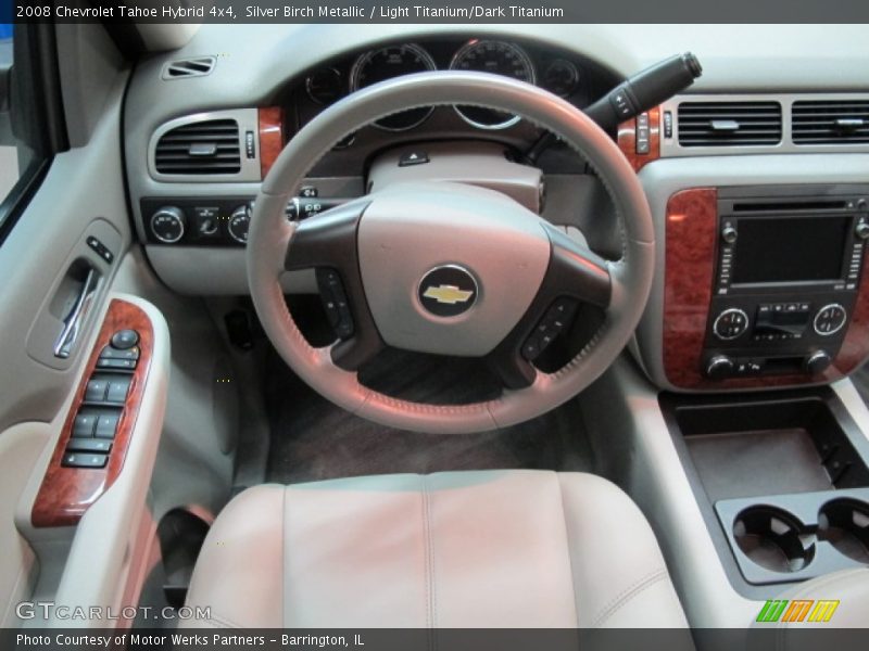 Silver Birch Metallic / Light Titanium/Dark Titanium 2008 Chevrolet Tahoe Hybrid 4x4