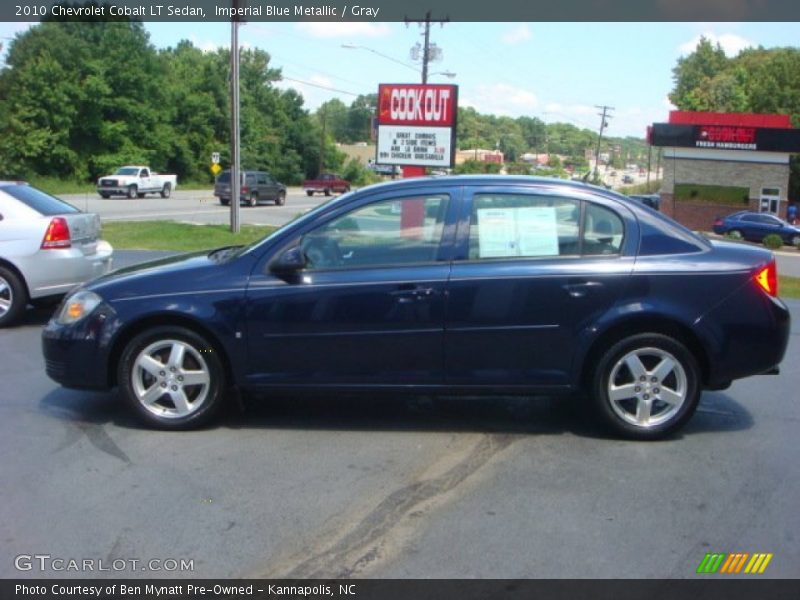 Imperial Blue Metallic / Gray 2010 Chevrolet Cobalt LT Sedan