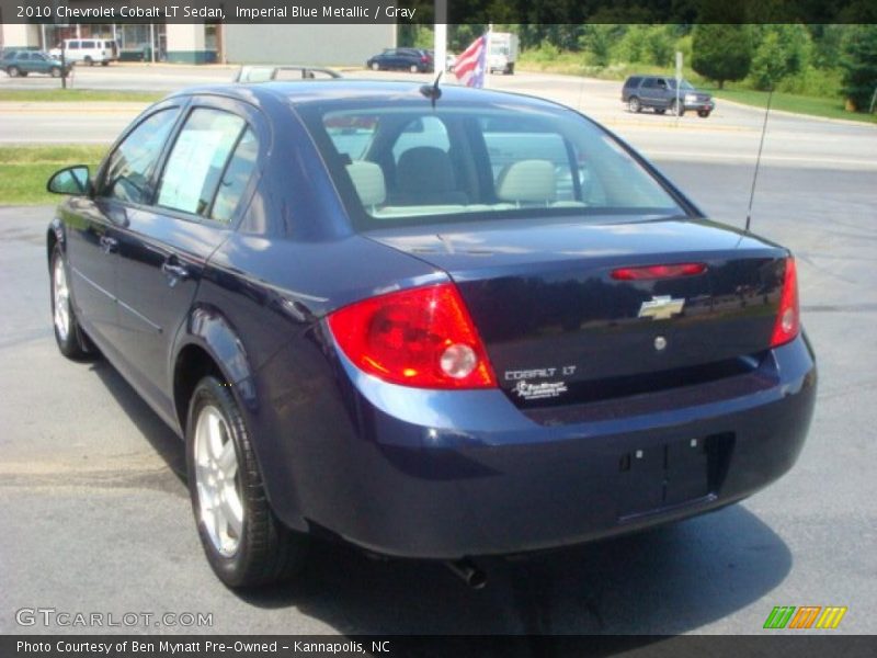 Imperial Blue Metallic / Gray 2010 Chevrolet Cobalt LT Sedan
