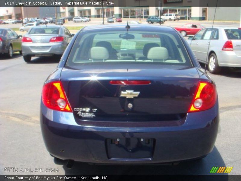 Imperial Blue Metallic / Gray 2010 Chevrolet Cobalt LT Sedan
