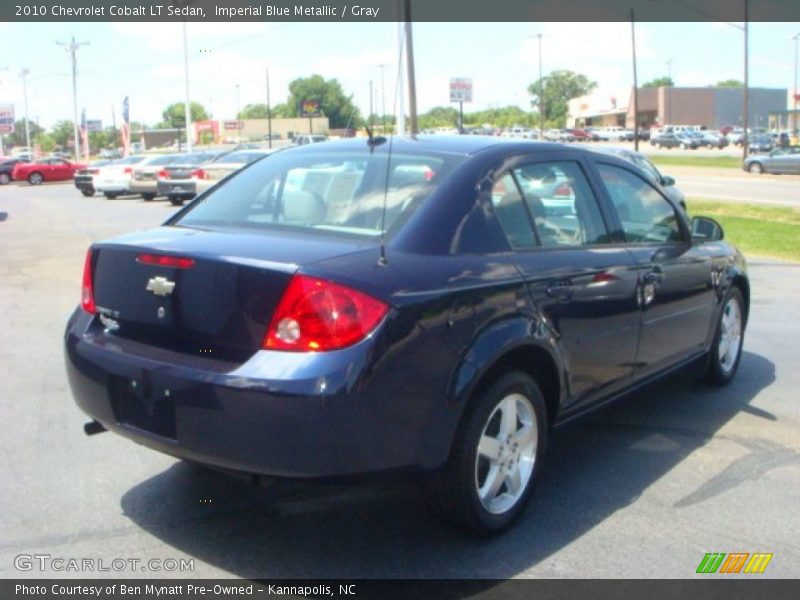 Imperial Blue Metallic / Gray 2010 Chevrolet Cobalt LT Sedan