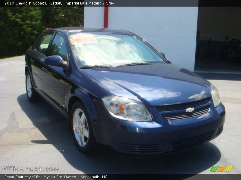 Imperial Blue Metallic / Gray 2010 Chevrolet Cobalt LT Sedan