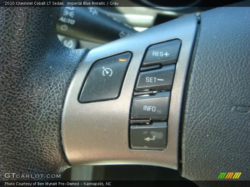 Imperial Blue Metallic / Gray 2010 Chevrolet Cobalt LT Sedan