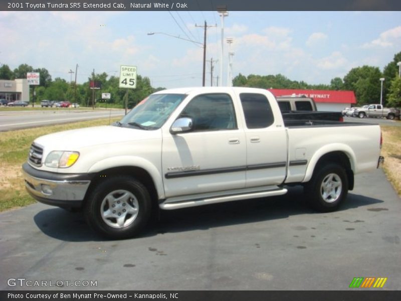 Natural White / Oak 2001 Toyota Tundra SR5 Extended Cab