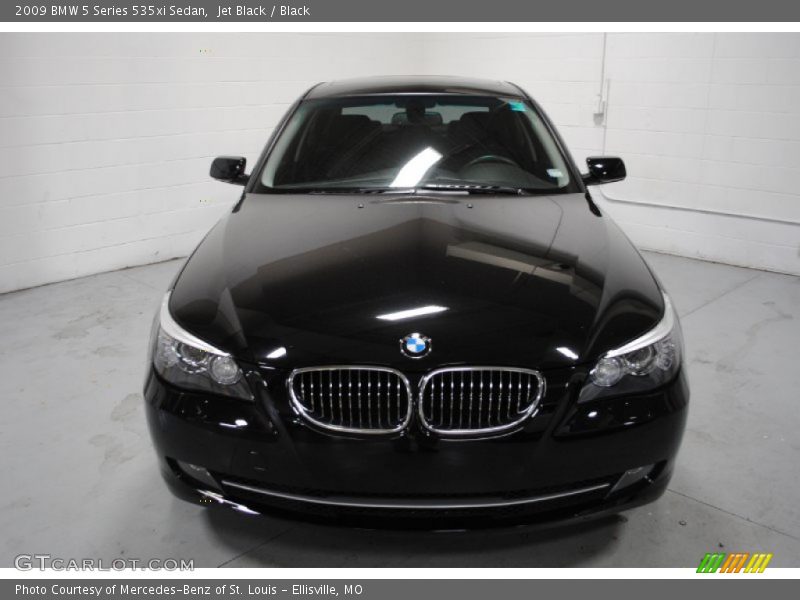 Jet Black / Black 2009 BMW 5 Series 535xi Sedan