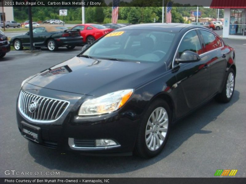 Carbon Black Metallic / Ebony 2011 Buick Regal CXL