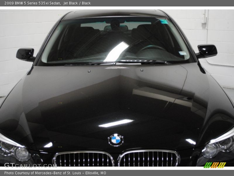 Jet Black / Black 2009 BMW 5 Series 535xi Sedan