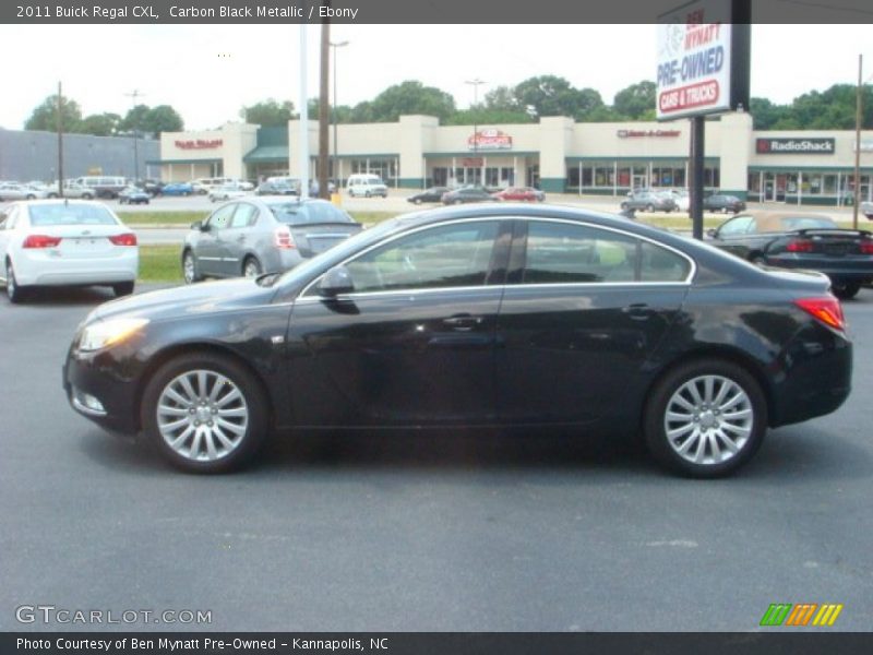 Carbon Black Metallic / Ebony 2011 Buick Regal CXL