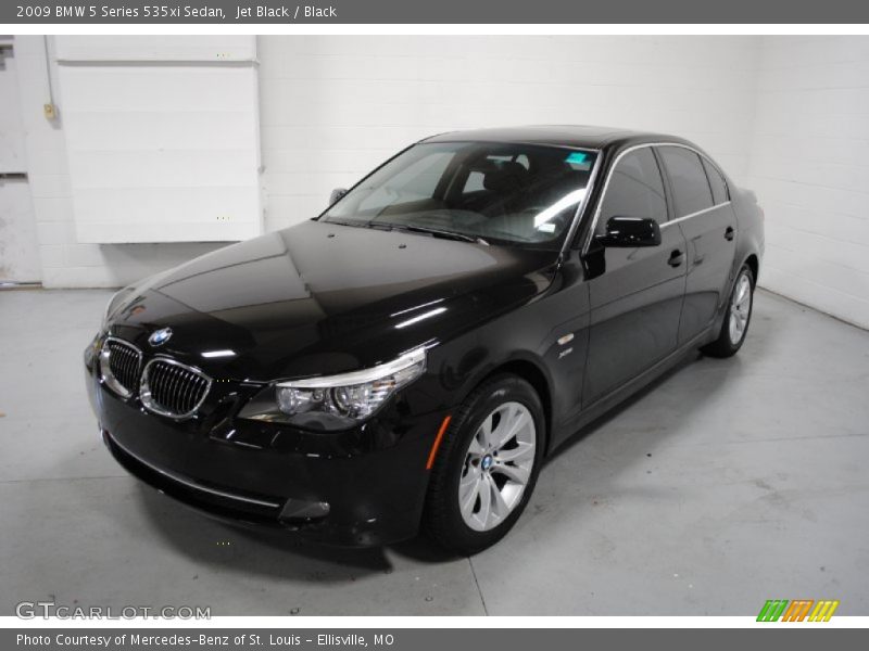 Jet Black / Black 2009 BMW 5 Series 535xi Sedan