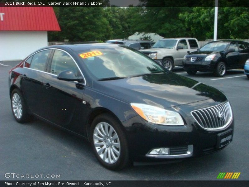 Carbon Black Metallic / Ebony 2011 Buick Regal CXL