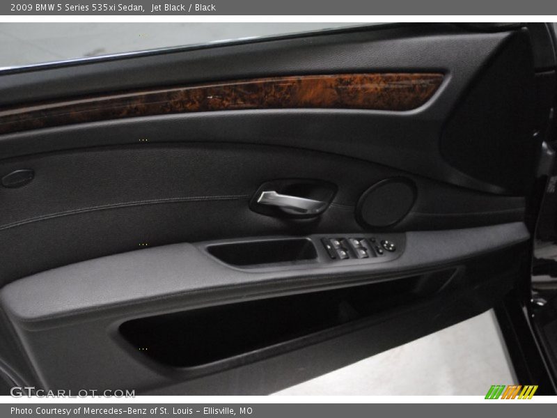 Jet Black / Black 2009 BMW 5 Series 535xi Sedan