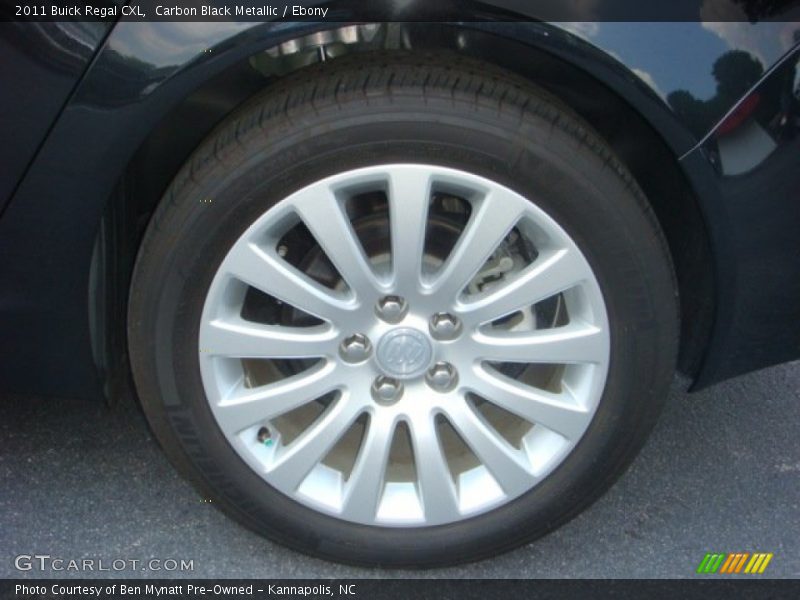 Carbon Black Metallic / Ebony 2011 Buick Regal CXL