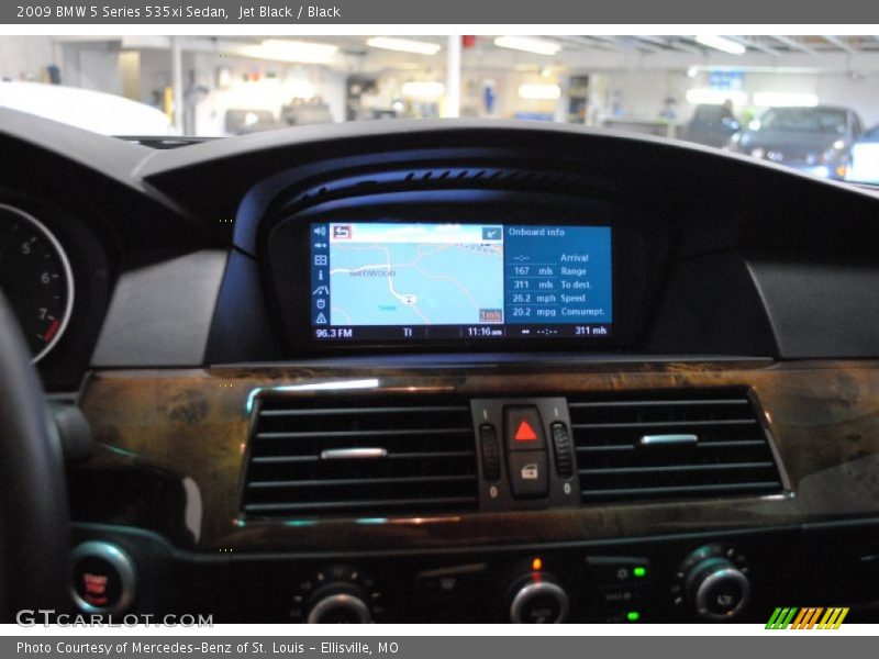 Jet Black / Black 2009 BMW 5 Series 535xi Sedan