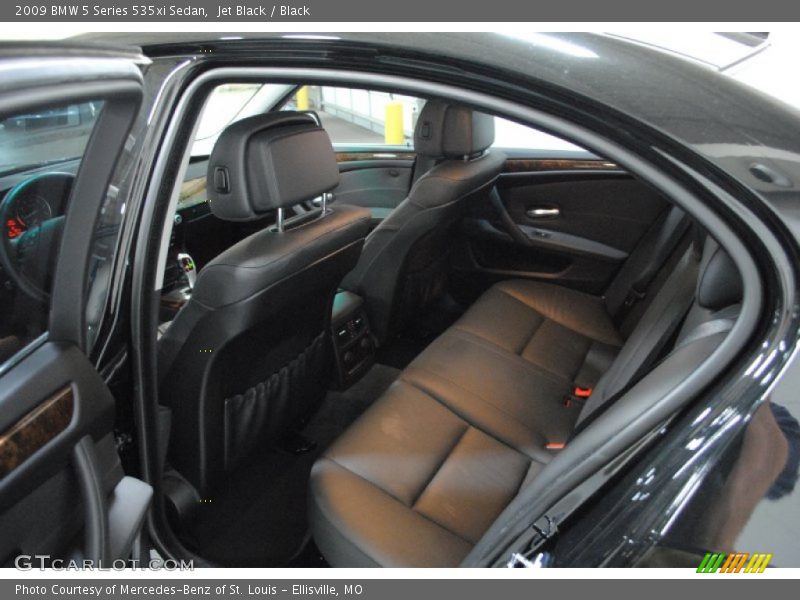Jet Black / Black 2009 BMW 5 Series 535xi Sedan
