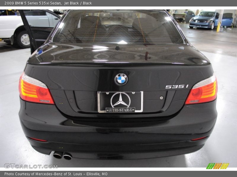 Jet Black / Black 2009 BMW 5 Series 535xi Sedan